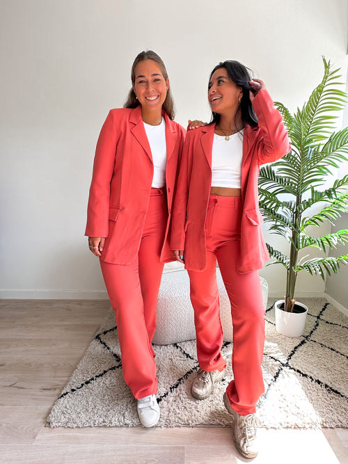 Jenny blazer coral