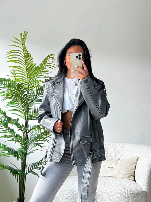 Biker jacket black