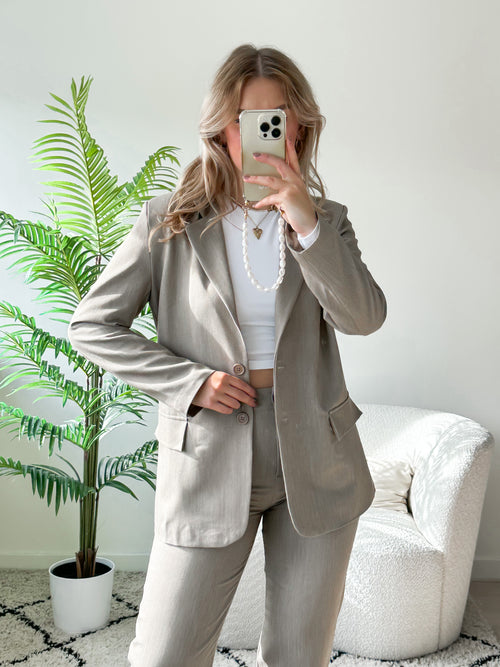 Jenny blazer oat