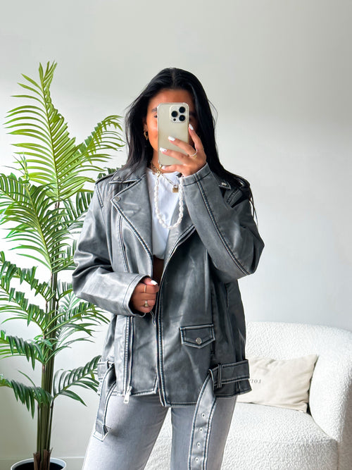 Biker jacket black