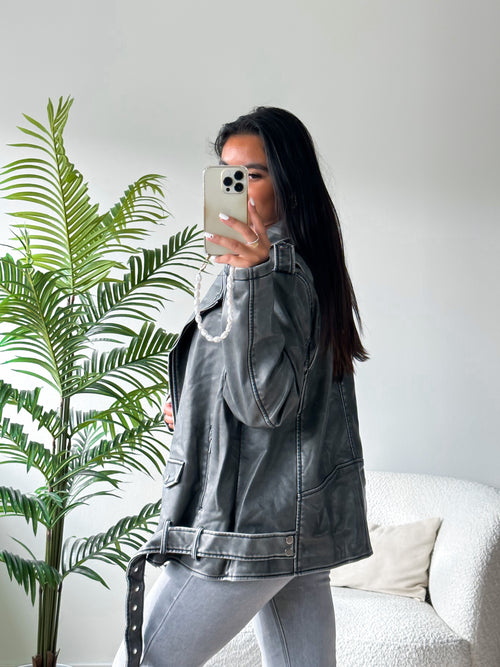 Biker jacket black