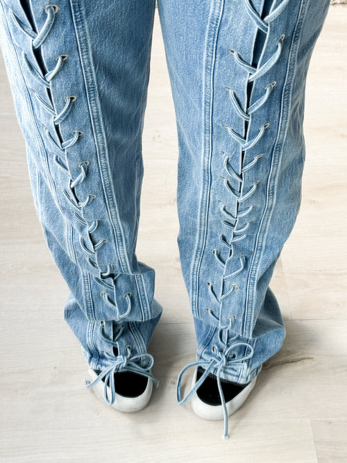 Stretch - Gigi wide jeans light denim