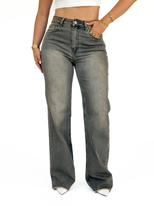 Tall - Stretch - Ilana wide jeans vintage brown