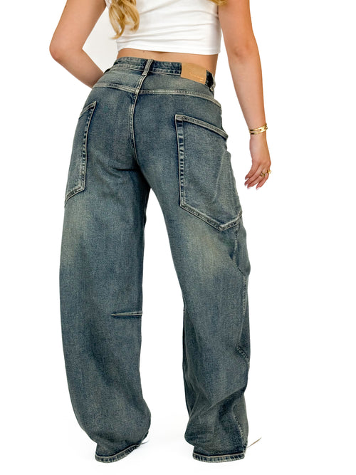 Stretch - Nikki balloon jeans vintage denim