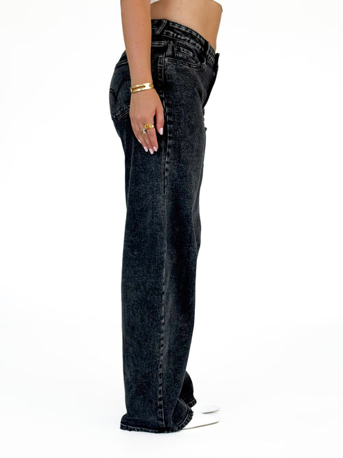 Stretch - Mimi balloon jeans anthracite