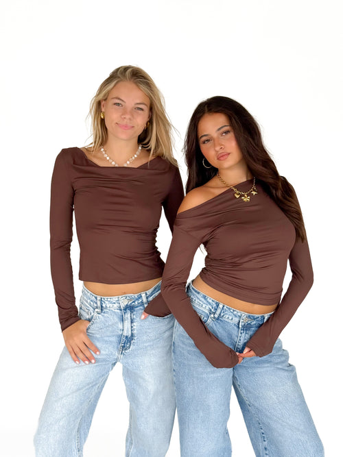 Lisa top brown