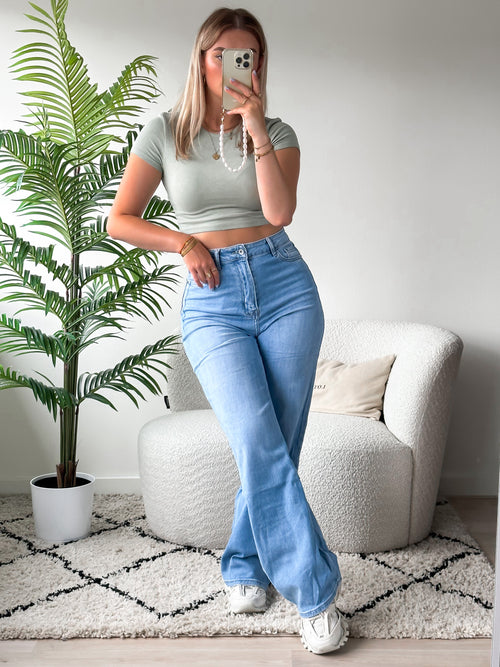 Stretch - Lilly baggy wide jeans
