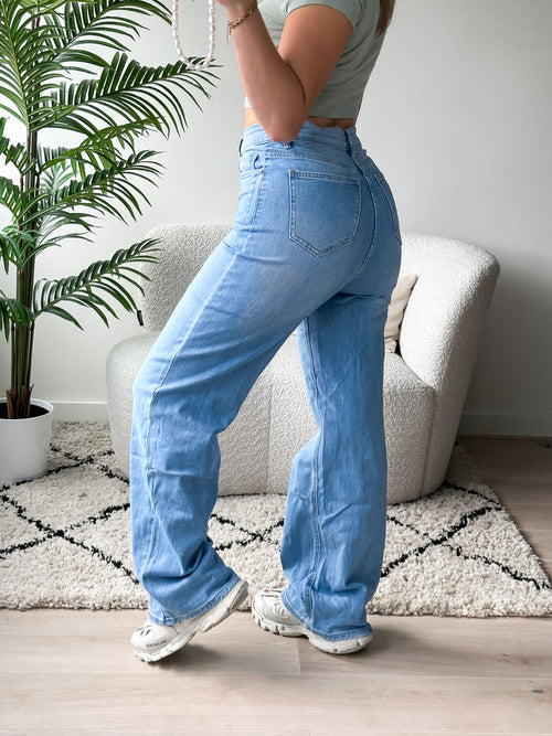 Stretch - Lilly baggy wide jeans