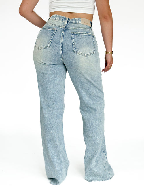 Tall - Stretch - Ayla wide jeans vintage denim