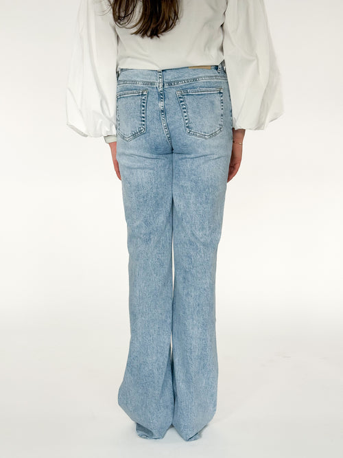 Extra tall - Stretch - Ayla wide jeans extra light denim