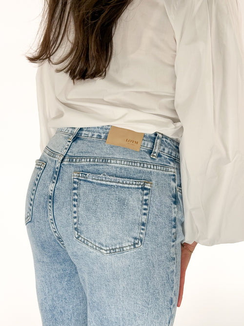Extra tall - Stretch - Ayla wide jeans extra light denim