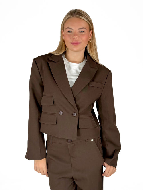 Donna blazer brown