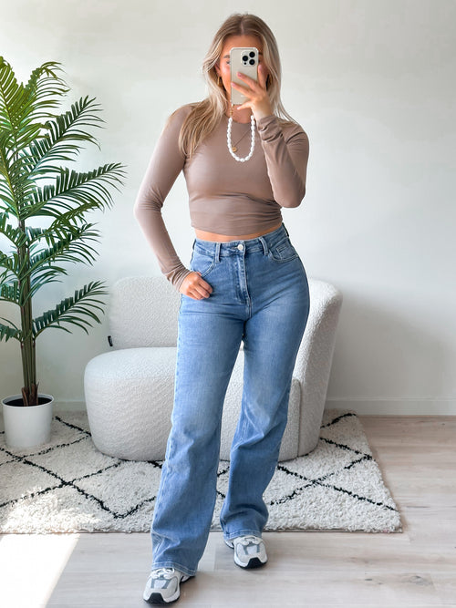 Stretch - Liv wide jeans