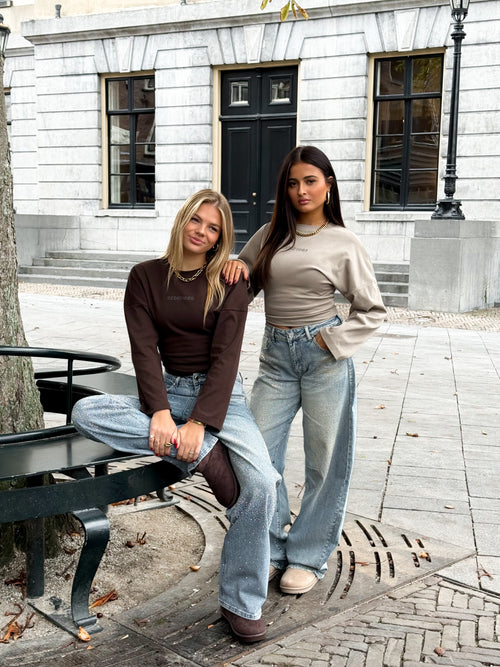 Stretch - Isabelle balloon jeans vintage denim