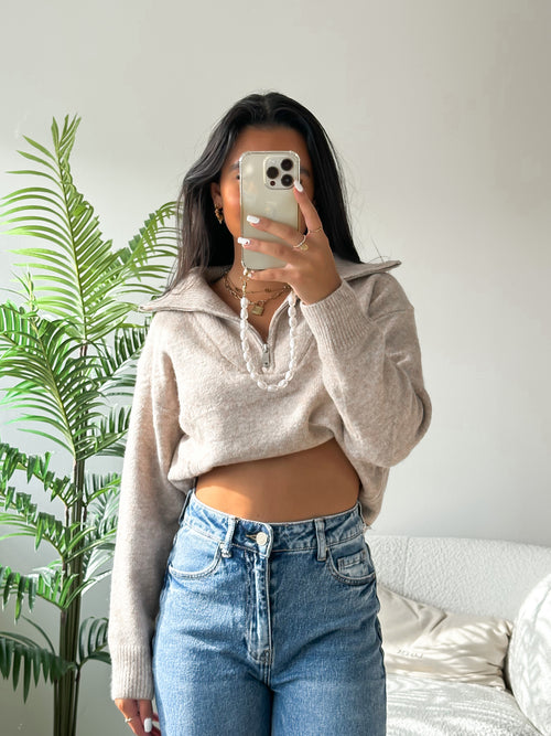 Zoë knit beige