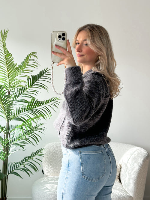 Macy knit dark grey