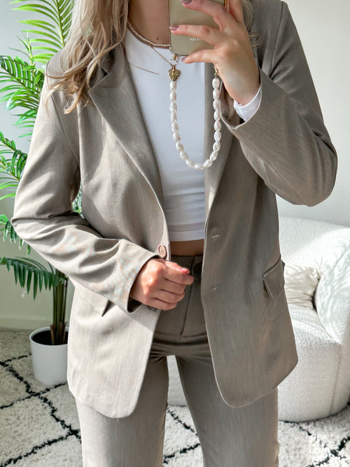 Jenny blazer oat