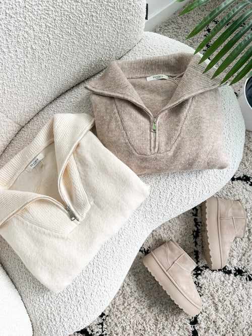 Zoë knit beige