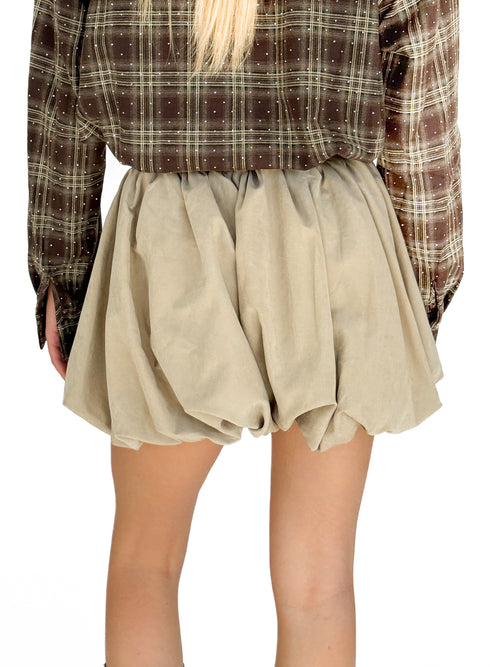 Joy balloon skort beige