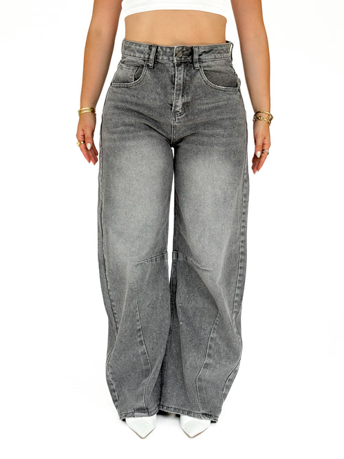 Stretch - Sterre balloon jeans grey