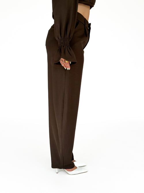 Nina balloon pants brown