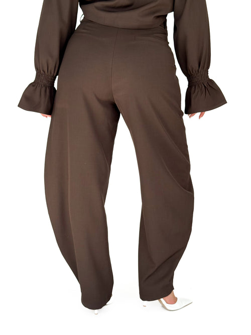 Nina balloon pants brown
