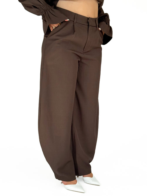 Nina balloon pants brown
