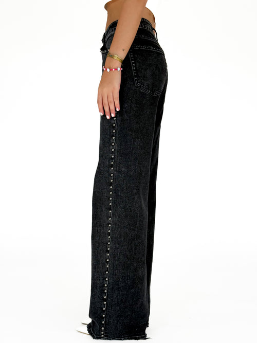 Tall - Stretch - Chiara wide jeans anthracite