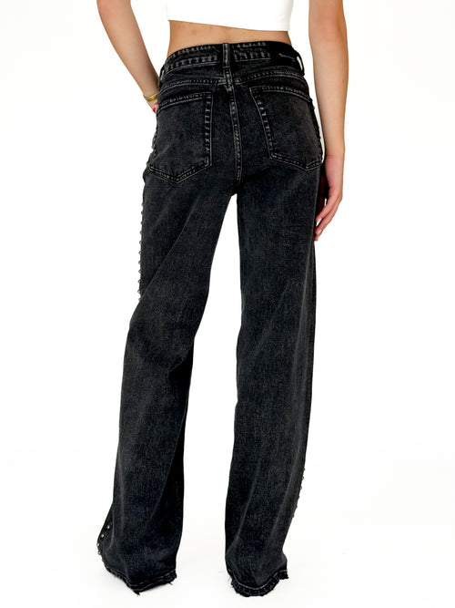 Tall - Stretch - Chiara wide jeans anthracite