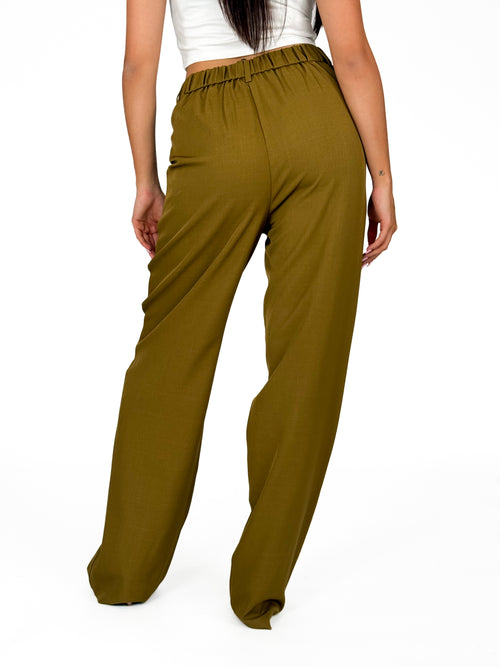 Donna pantalon olive