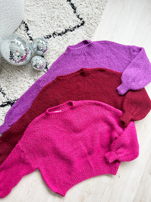 Kiki trui cherry pink