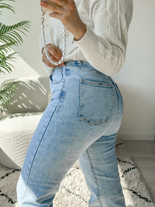 Stretch - Iris wide jeans