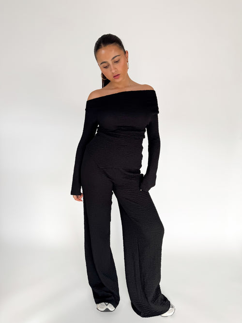 Luna two-piece black