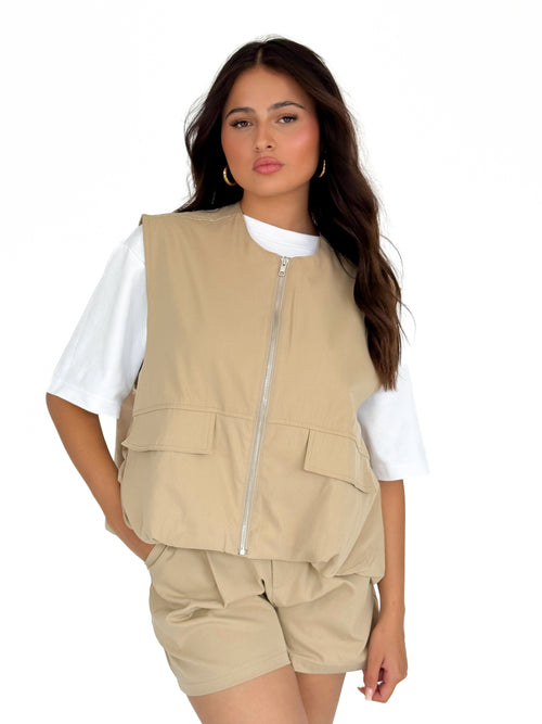 Vienna gilet beige