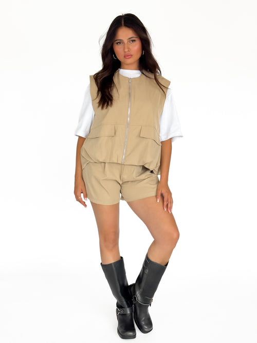 Vienna gilet beige