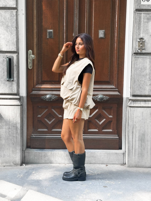 Vienna gilet beige