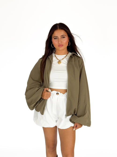 Maud jacket army green