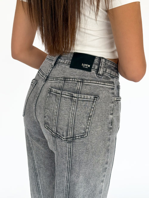 Stretch - Mae wide jeans grey