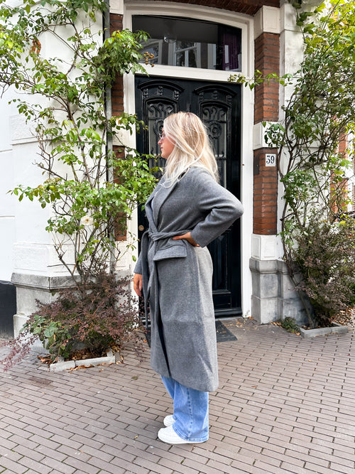 Amy coat grey