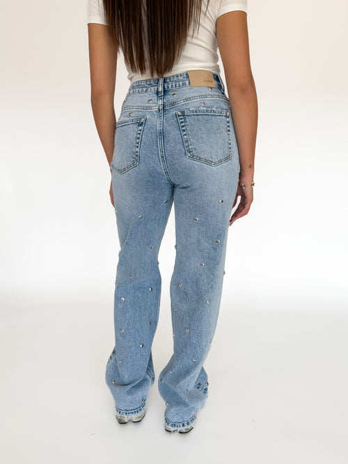 Stretch - Lou wide jeans light denim