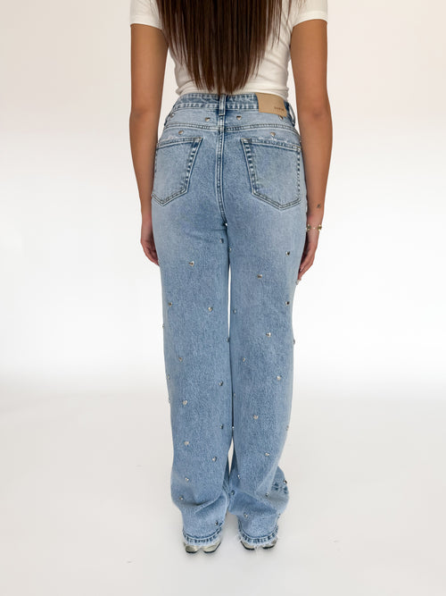 Stretch - Lou wide jeans light denim