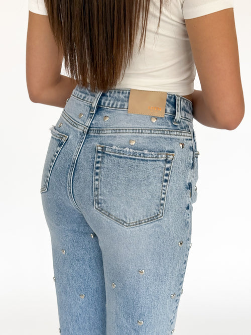 Stretch - Lou wide jeans light denim