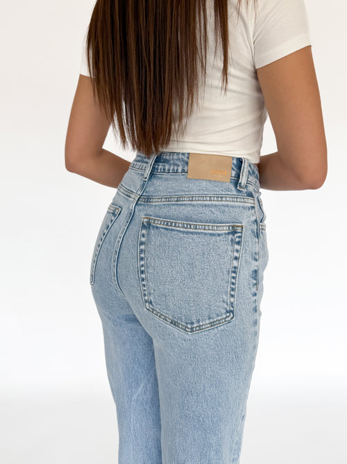Stretch - Gigi wide jeans extra light denim