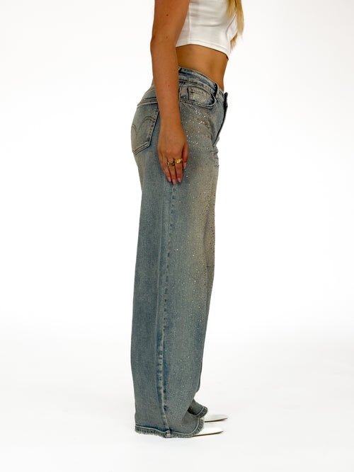 Stretch - Isabelle balloon jeans vintage denim