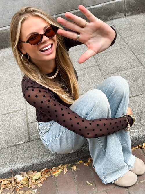 Roxy top brown