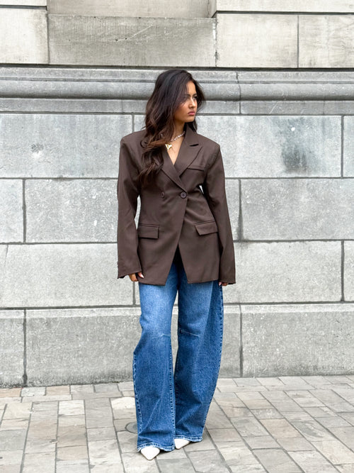 Nura blazer brown
