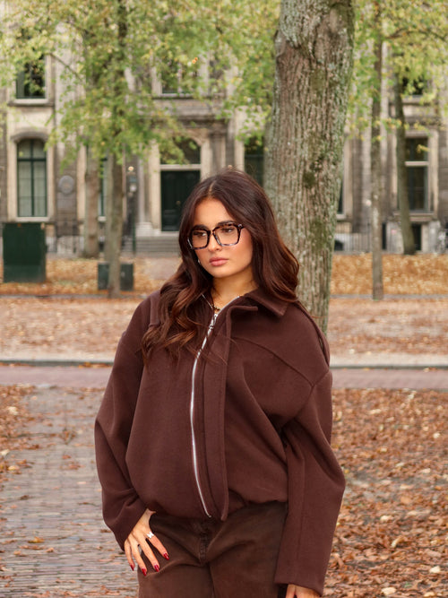 Lynn jacket dark brown