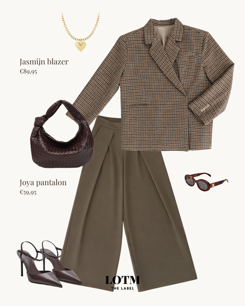 Jasmijn blazer beige