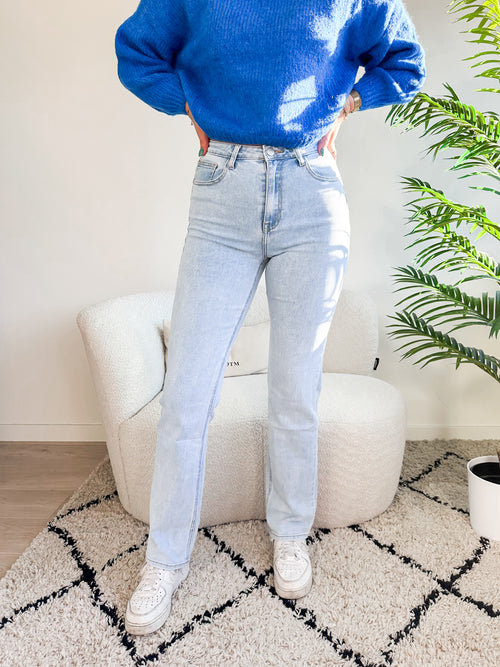 Tall - Stretch - Vera straight jeans light denim