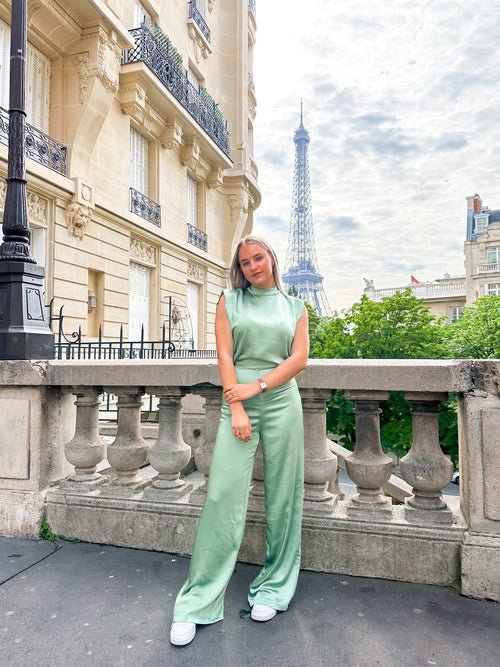 Yara jumpsuit light green